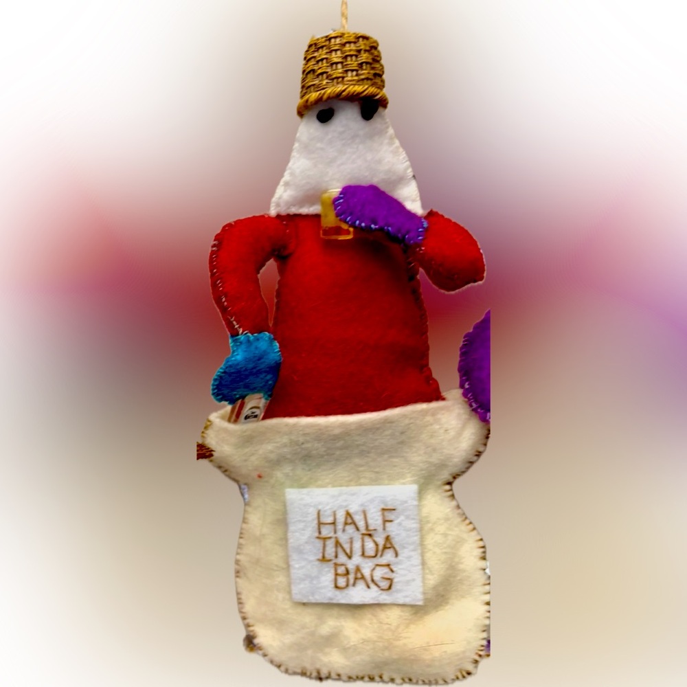 Mummer Ornament Hand Sewn